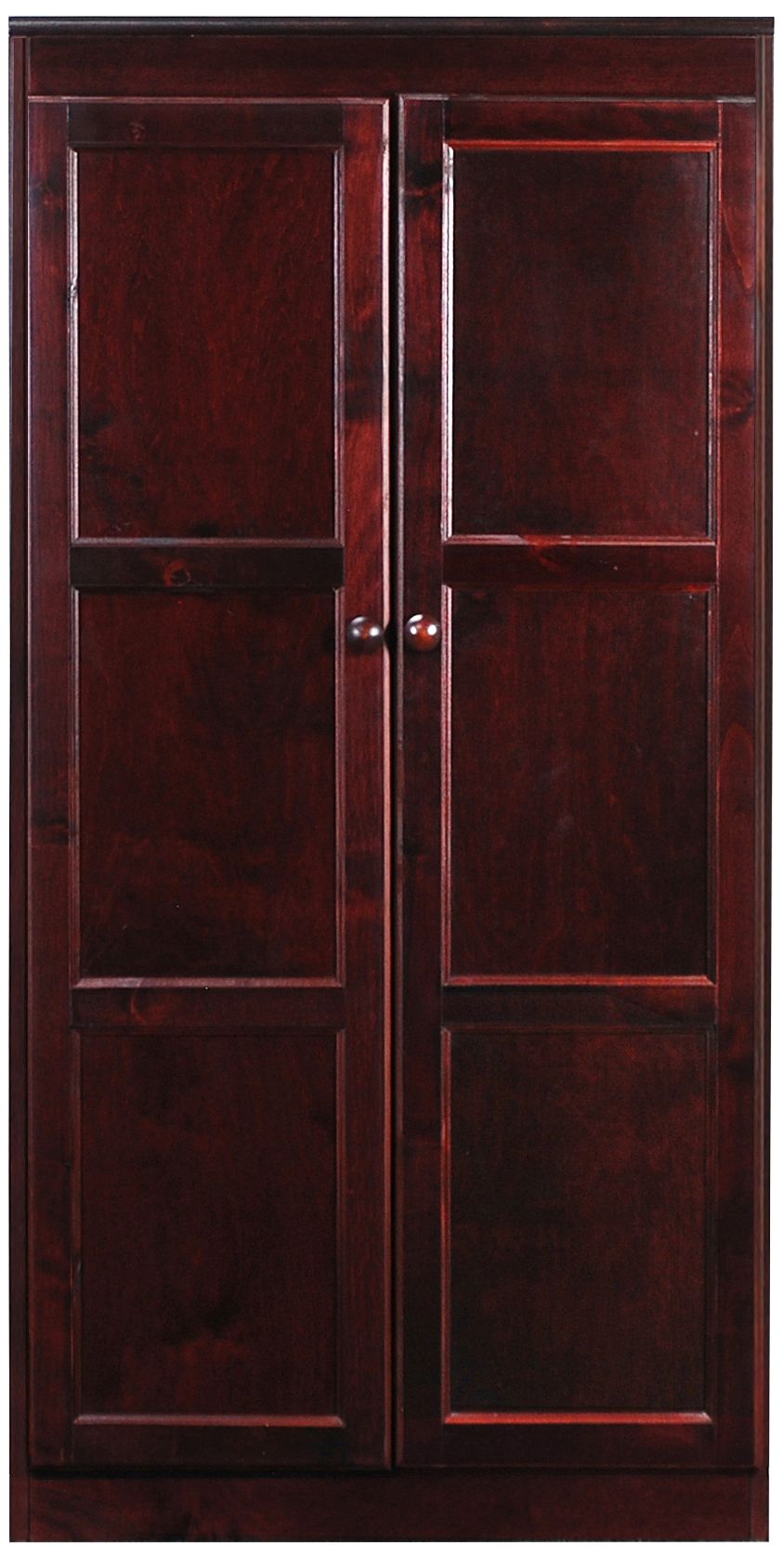 Concepts in Wood 60" High Cherry Wood 4Shelf Storage 740M0