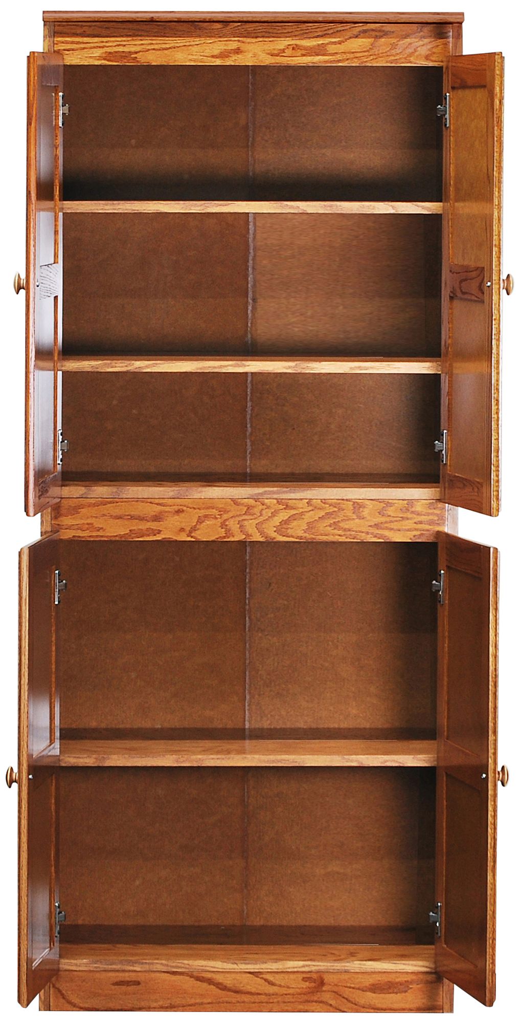 Concepts in Wood 72" High Dry Oak Wood 5Shelf Storage 745M0