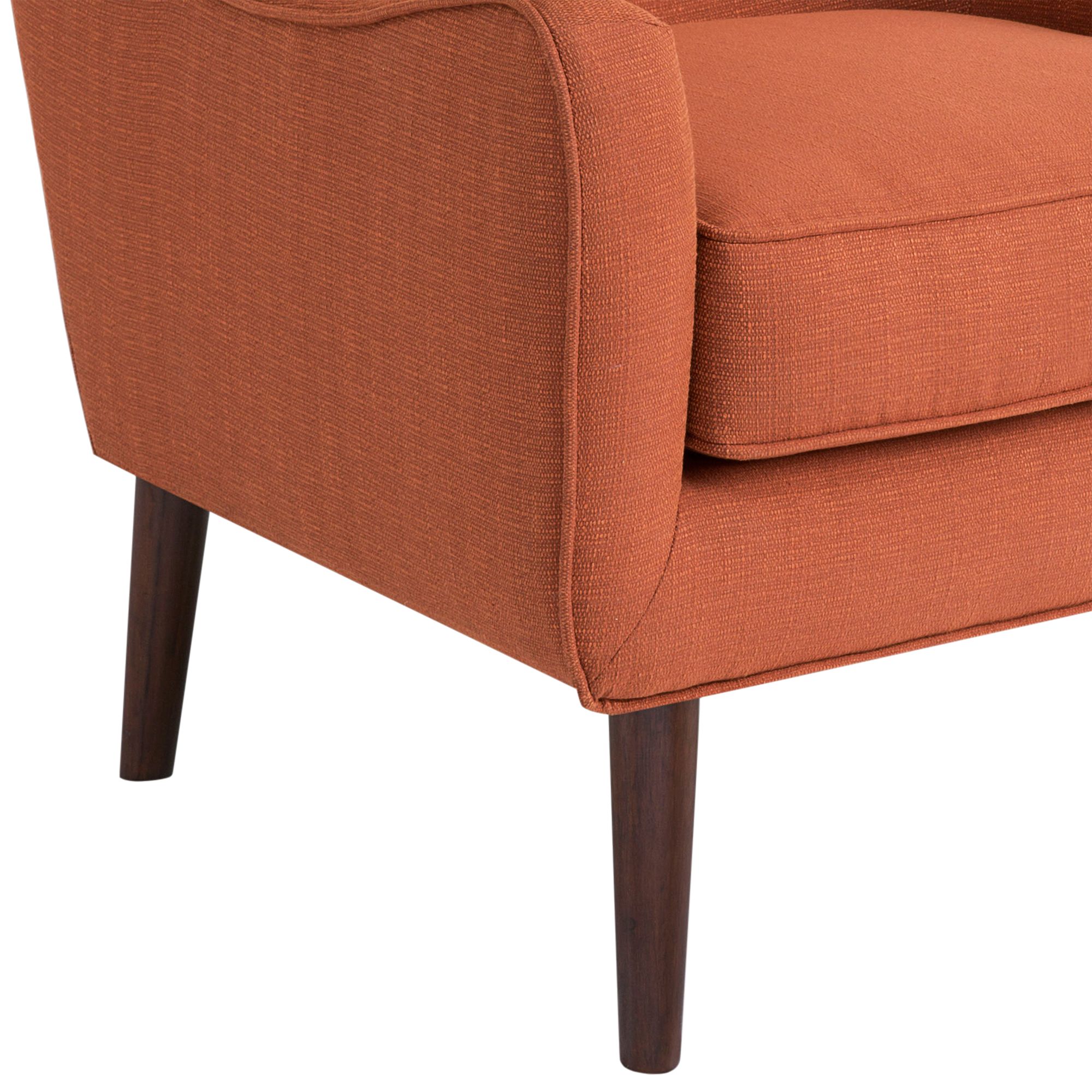 Oxford Burnt Orange Accent Chair 746P0 Lamps Plus   746P0views2.fpx