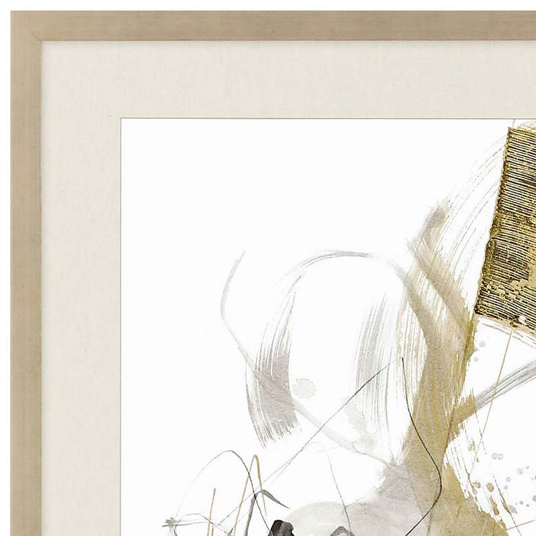 Image 3 Tangled Wire I 43" High Framed Exclusive Giclee Wall Art more views