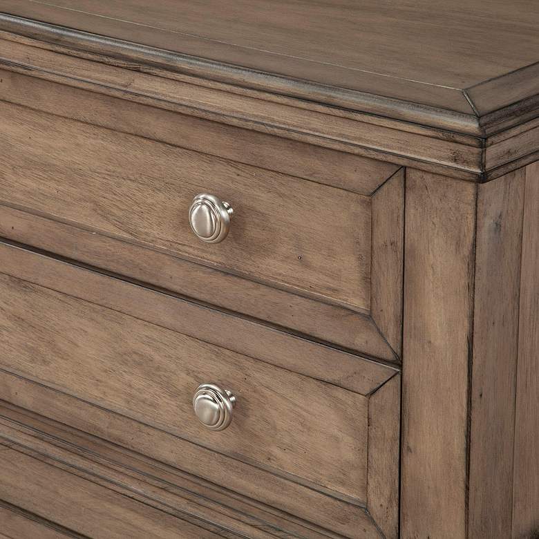 Potter 39&quot; Wide French Truffle 4-Drawer Wood Accent Chest more views