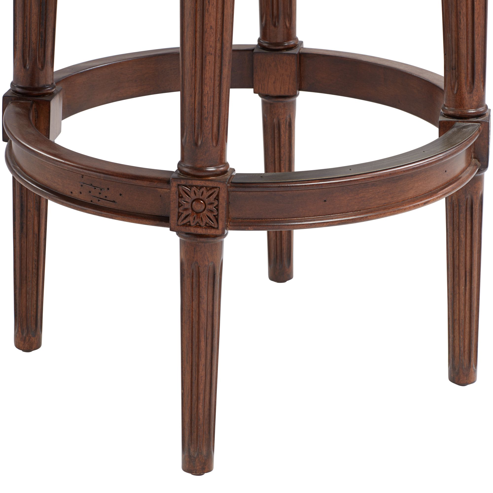 Addison 30" Erin Cream Fabric Swivel Bar Stool 74T68 Lamps Plus