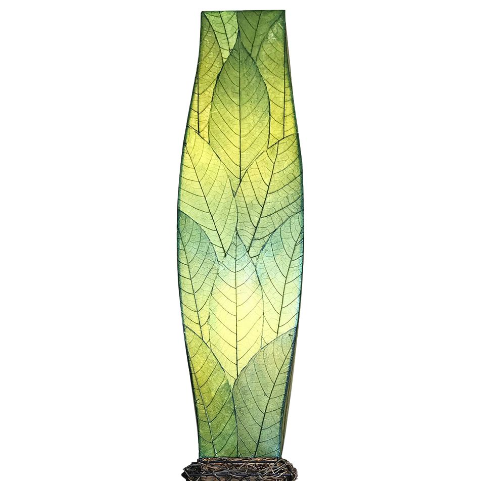 green floor lamp