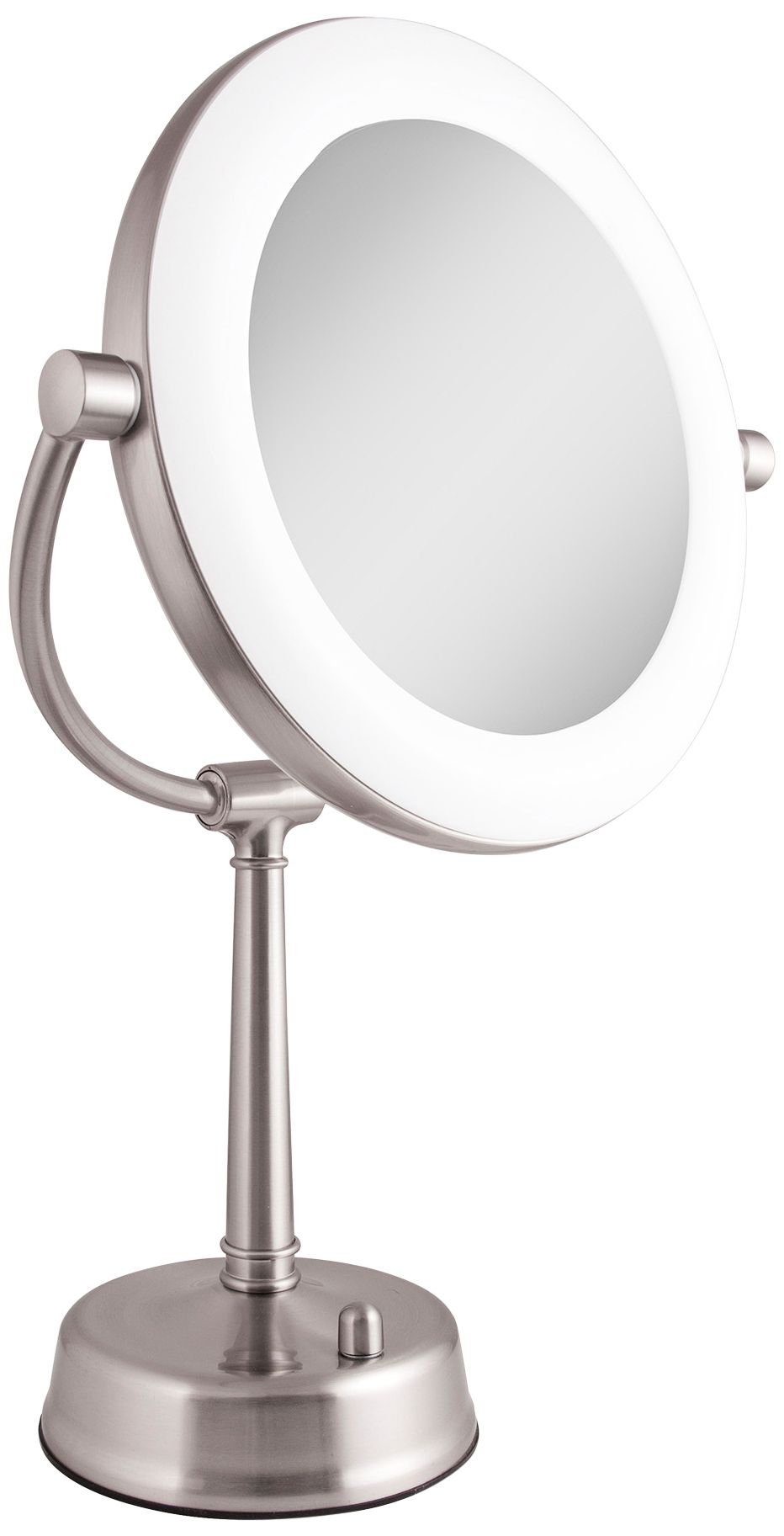 Surround Light Satin Nickel Sunlight Makeup Mirror 75F10 Lamps Plus