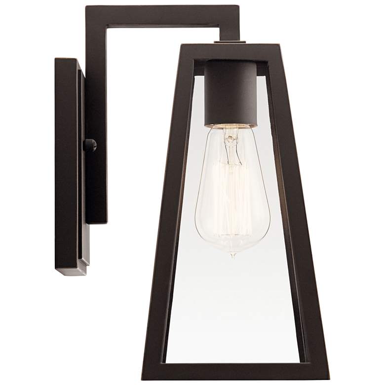 Kichler Delison 11 1/2&quot;H Rubbed Bronze Outdoor Wall Light more views