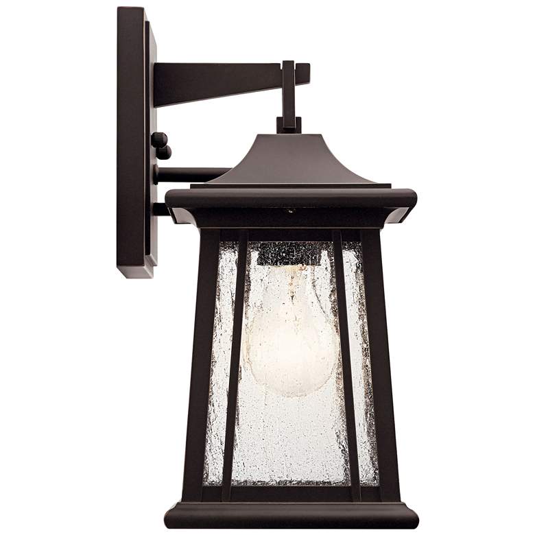 Kichler Taden 12 1/2&quot; High Rubbed Bronze Outdoor Wall Light more views