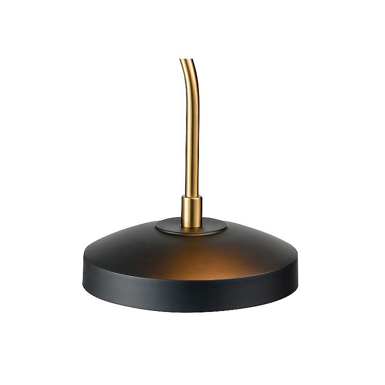 Image 3 Virtuoso Matte Black and New Aged Brass Desk Lamp more views