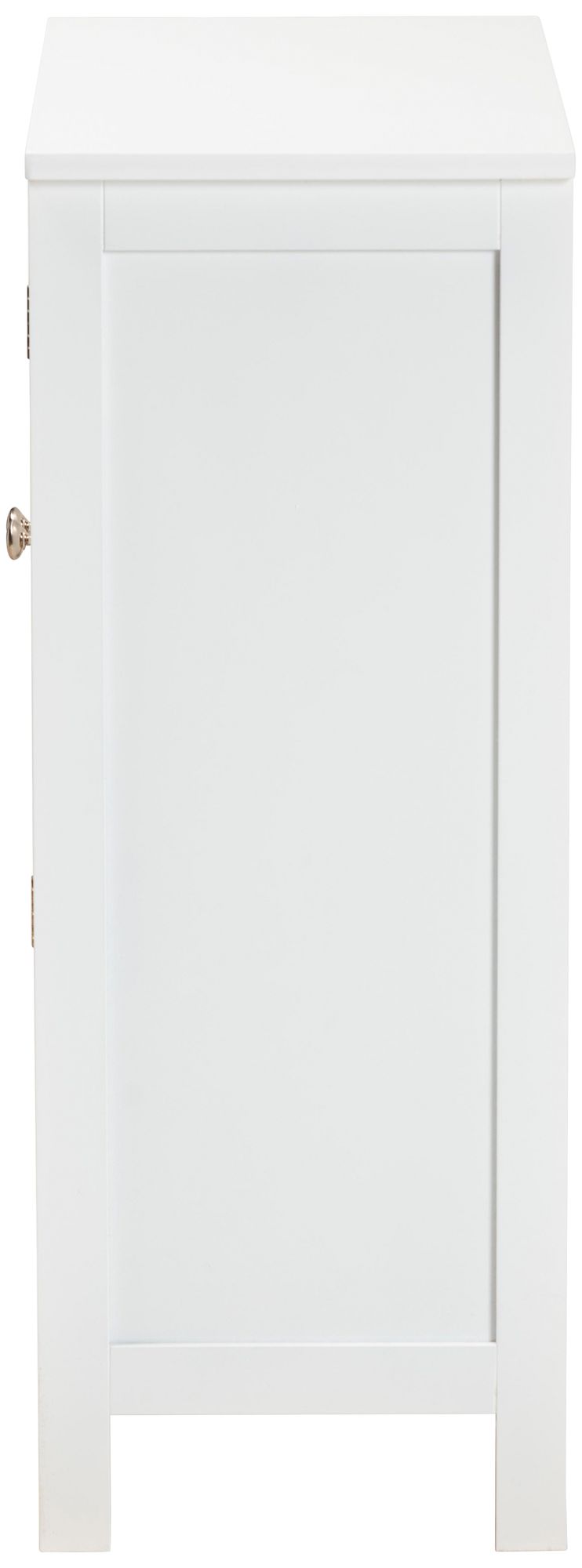 Jaela 23 1/2"W 2Door White Wood Bathroom Storage 781H0