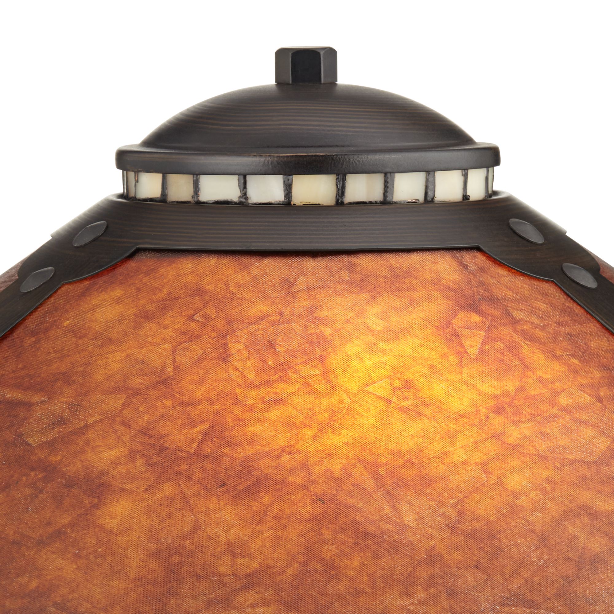 Mica Collection 18 1/2" High Mission-Style Desk Accent ...