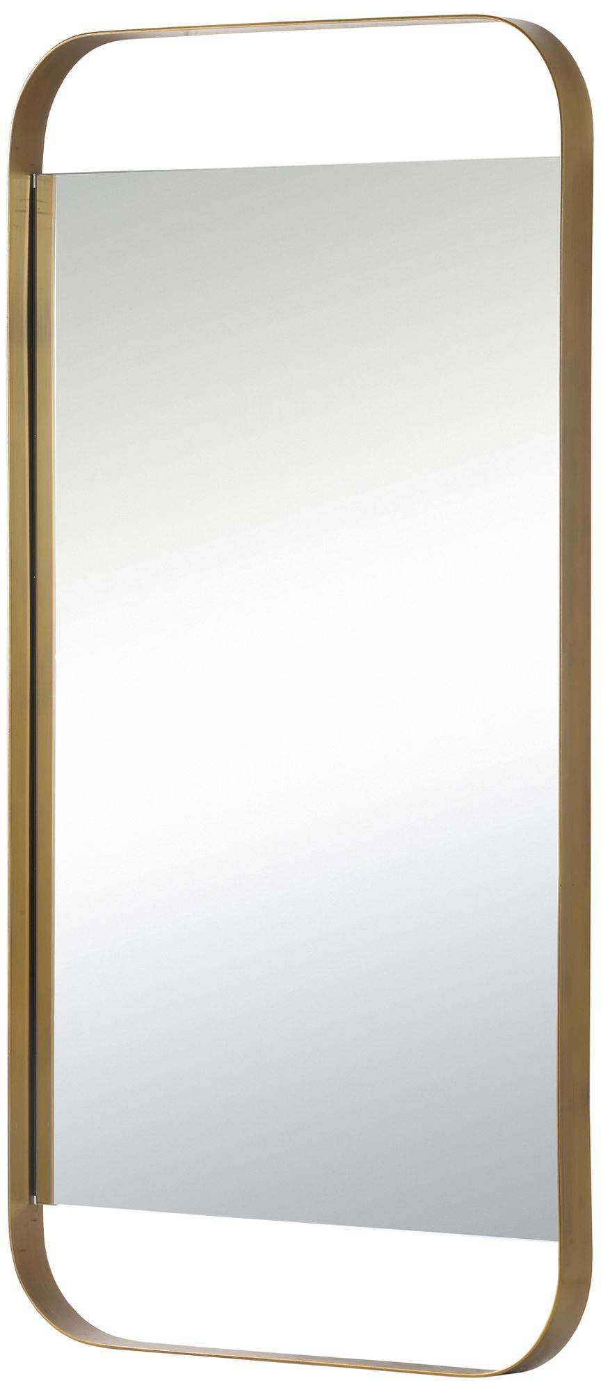Florin Antique Brass 20" x 38" Rectangular Wall Mirror 78C65 Lamps