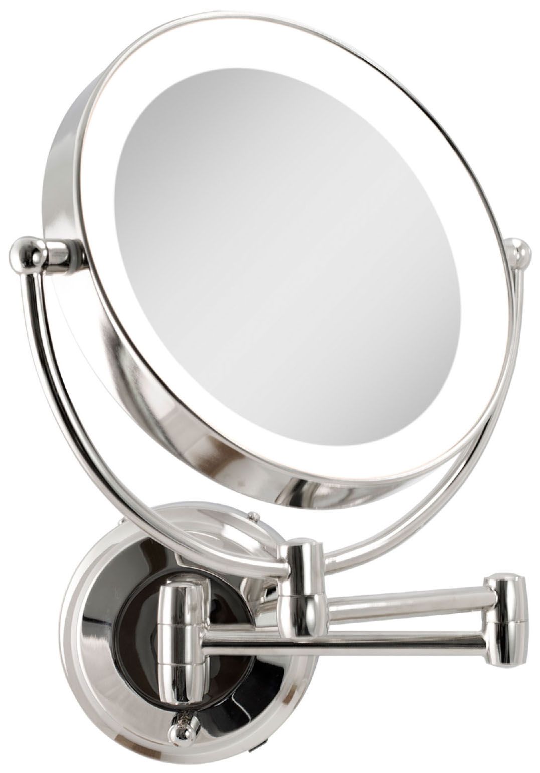 Next Generation Chrome LED Wall Makeup Mirror 78P54 Lamps Plus   78P54views3.fpx