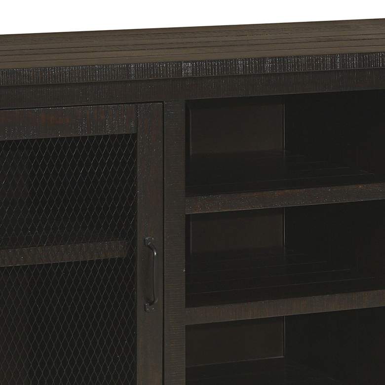 Trent 60&quot; Wide Espresso 2-Door Wood TV Stand Console more views