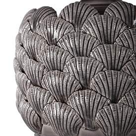 Uttermost Bondi Gray Seashell Ceramic Buffet Table Lamp more views