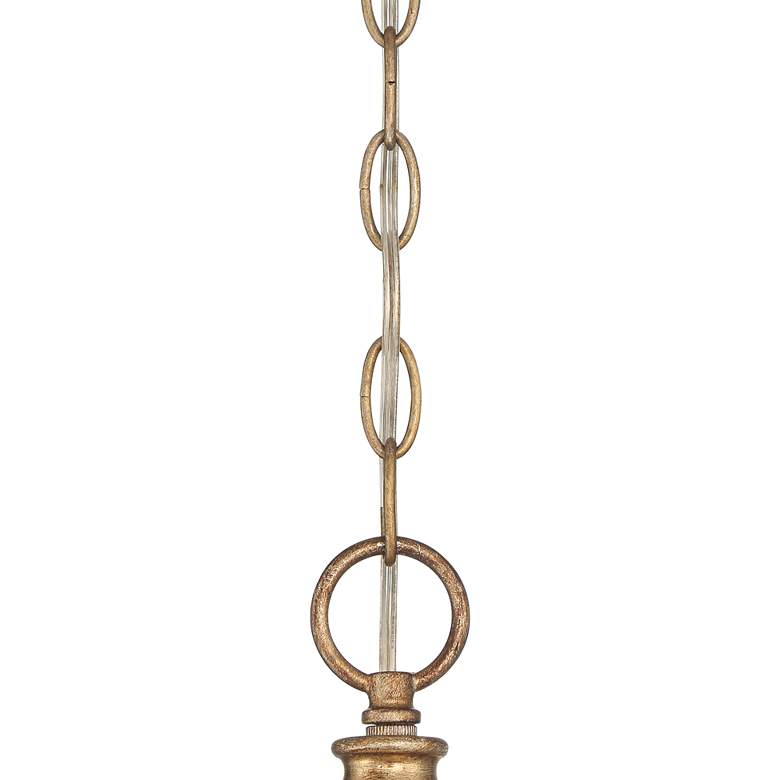 Image 3 Quintana 31" Wide Winter Gold 5-Light Chandelier by Stiffel more views