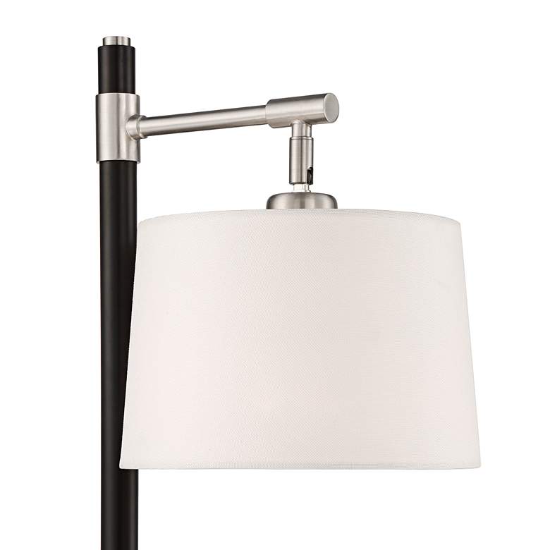 Image 7 Possini Euro Lexis Black Desk Lamp with USB Port and Outlet more views