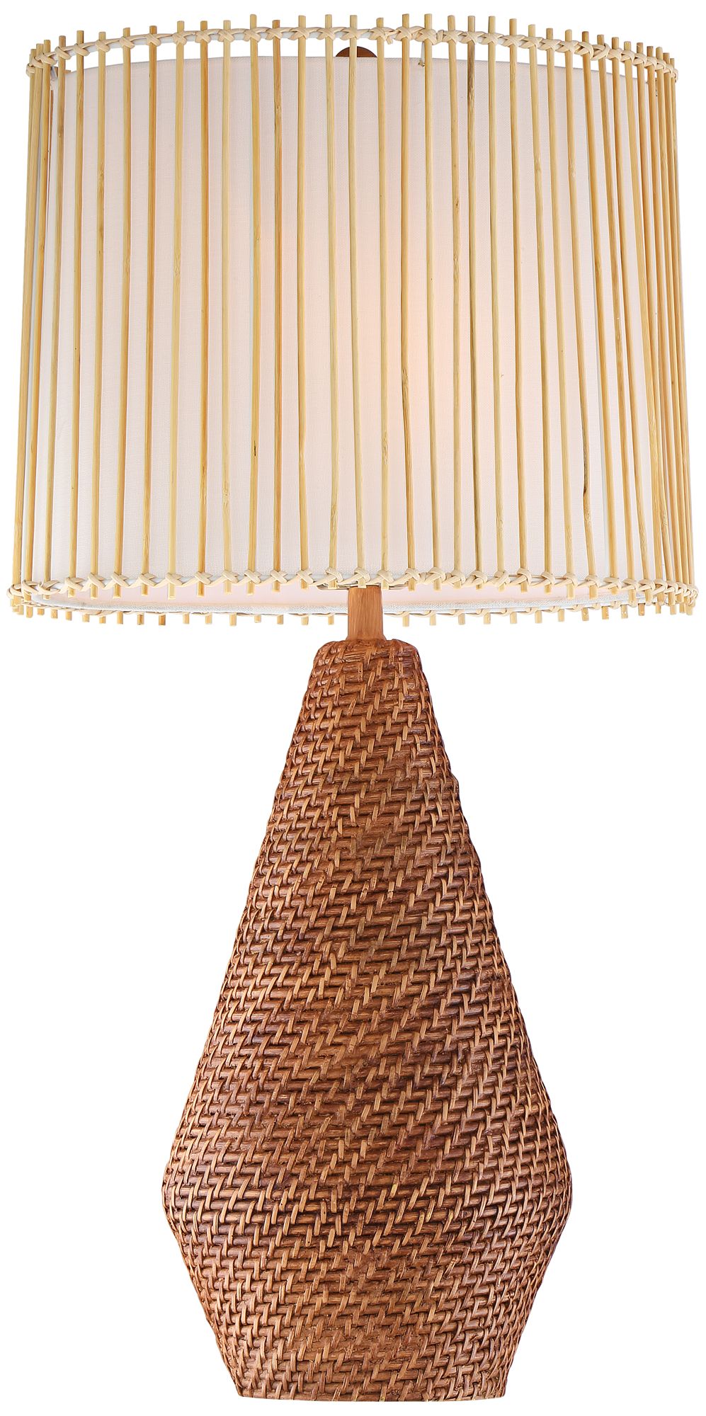 Bali Brown Rattan Table Lamp 79D63 Lamps Plus