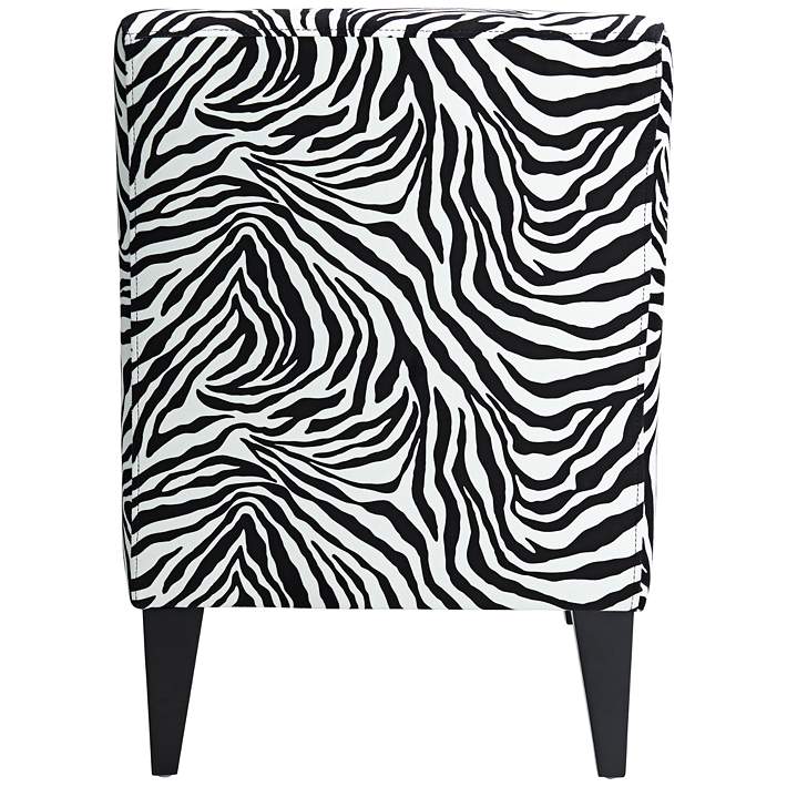 Zebra Print Slipper Accent Chair, Animal Print Accent Chair Uk