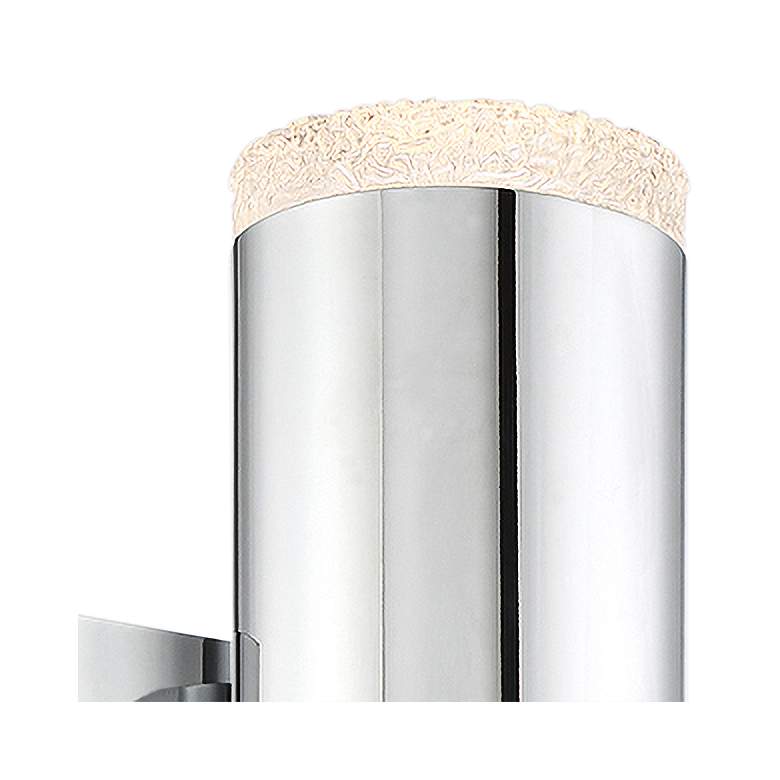 Eurofase Seaton 10&quot; High Polished Chrome LED Wall Sconce more views