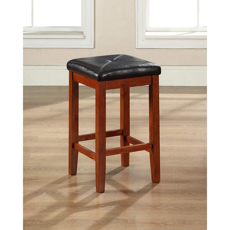 Sutton 24&quot; Cherry Counter Stools Set of 2 more views