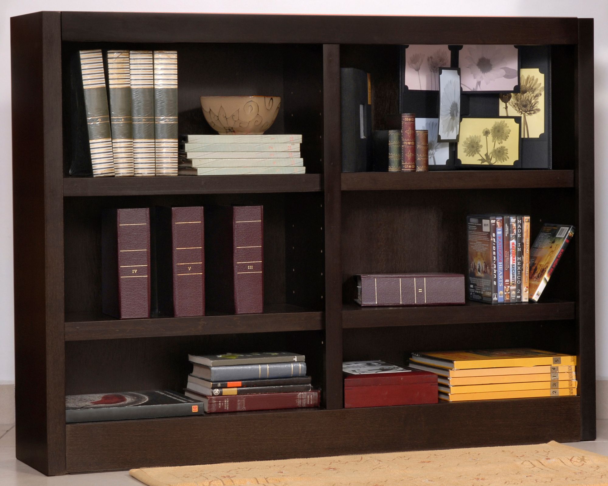 espresso bookcase