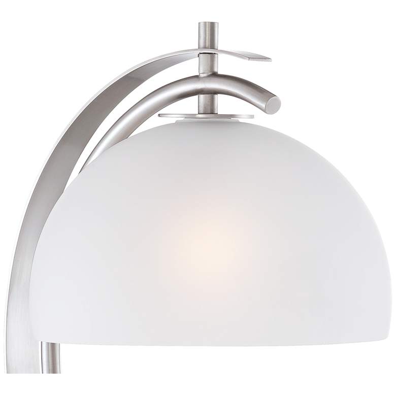 Image 3 Possini Euro Calvin Glass Dome Table Lamp with USB Port more views