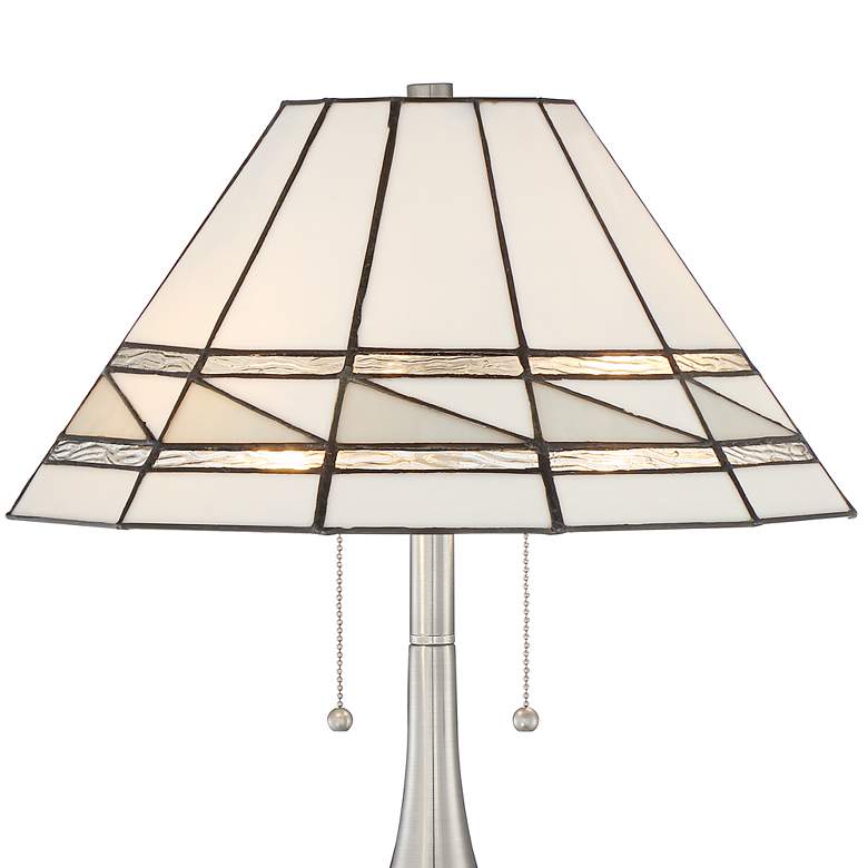 Rogeier Tiffany Style Art Glass Table Lamp more views