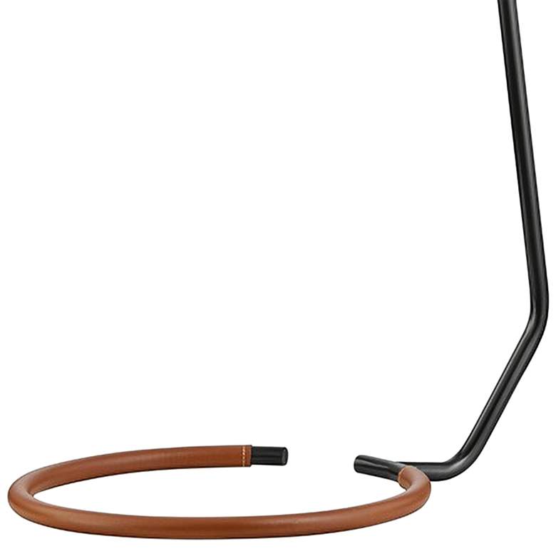 Image 3 Holtsville Old Bronze and Saddle Leather LED Task Floor Lamp more views