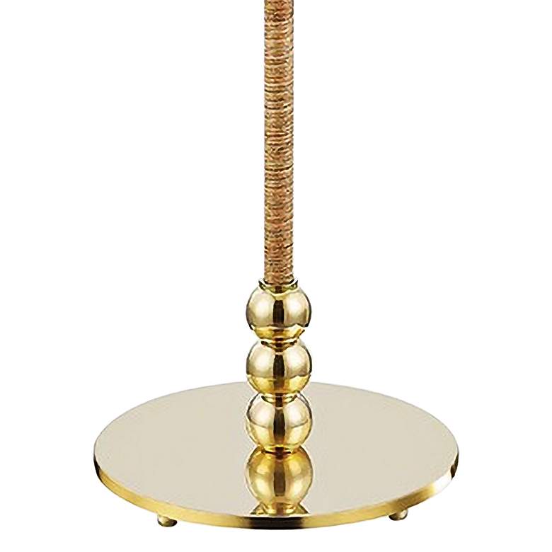 Image 3 Hudson Valley Flare Aged Brass Floor Lamp more views