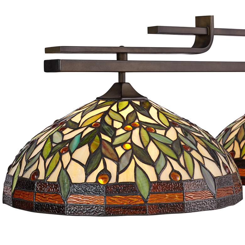 Pirro 56&quot; Wide Leaf and Vine Kitchen Island Light Pendant more views