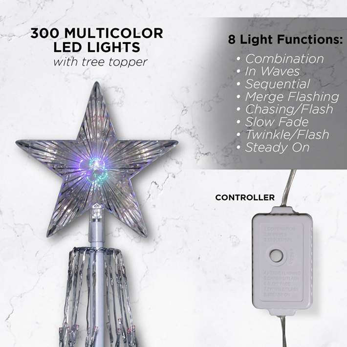 Featured image of post Christmas Tree Star Topper Multicolor / Also trim the plastic nubs off the bottom.