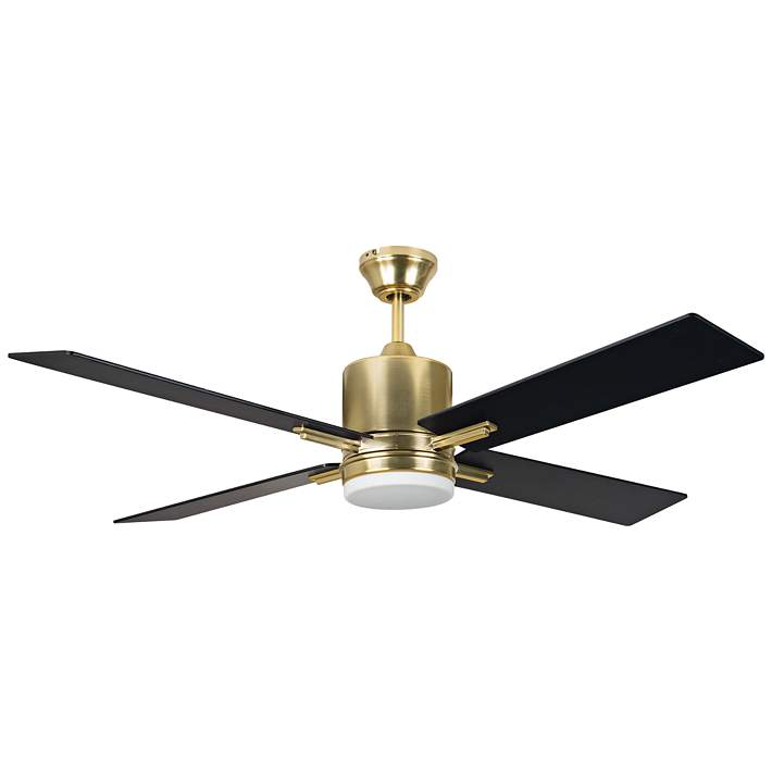 52 Craftmade Teana Satin Brass Led, Peregrine Industrial Led Ceiling Fan Reviews