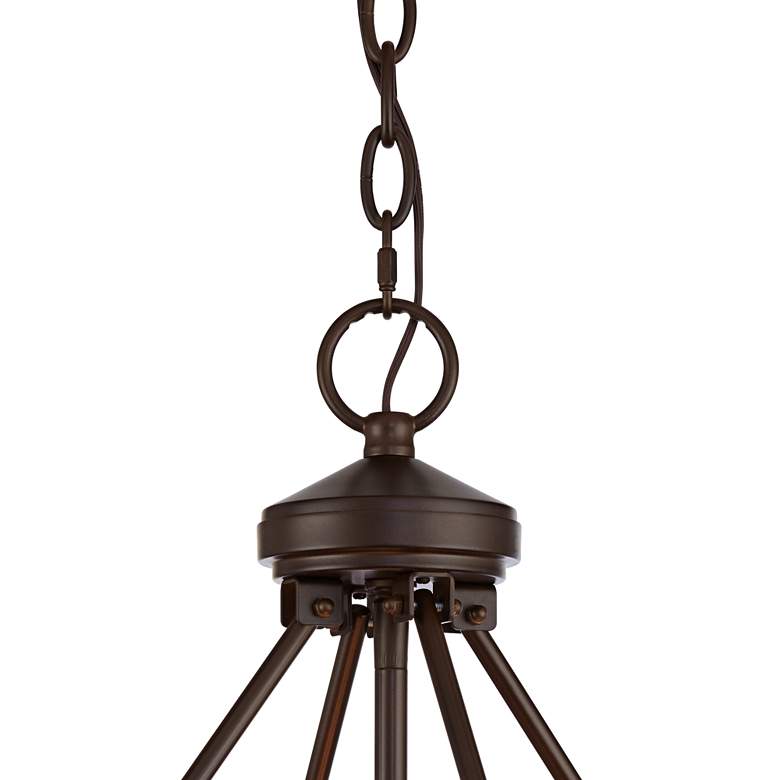 Image 3 Tropical Woodwork Yulie 24 3/4" Wide Bronze Pendant Light more views
