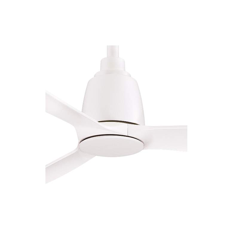 Image 3 44" Fanimation Kute Matte White Damp Ceiling Fan with Remote more views