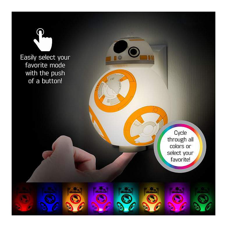 Image 2 HeadLite Star Wars BB-8 White Light Sensing LED Night Light more views
