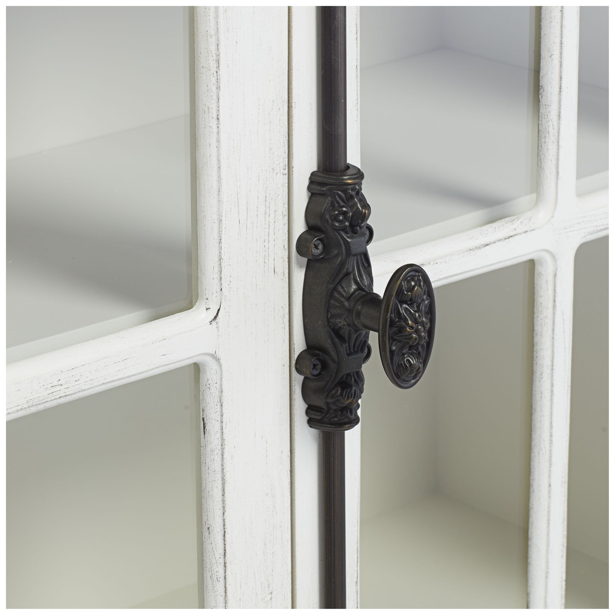 Coventry 36" Wide TV Media Console in White with Glass Doors 82G41