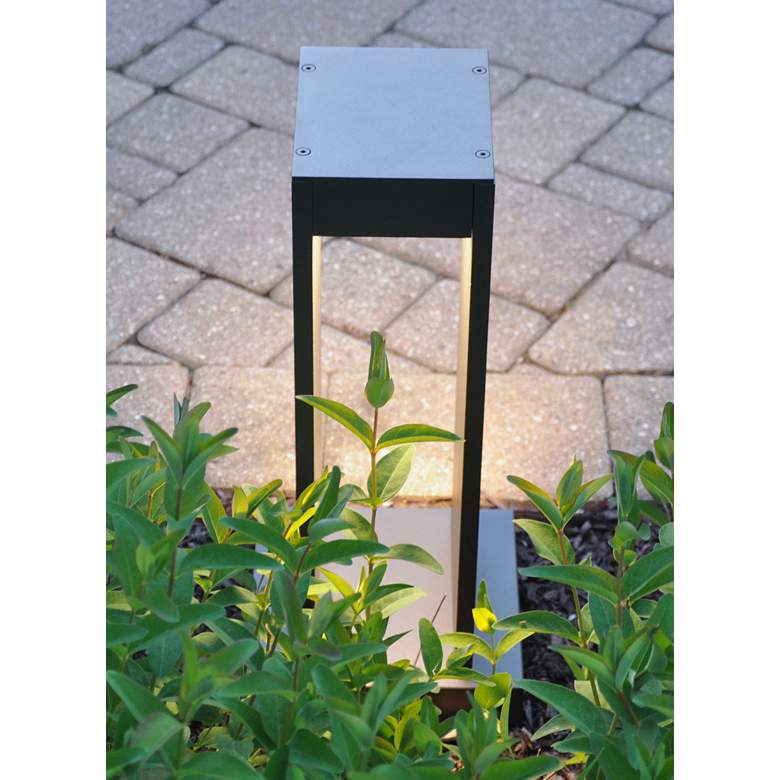 Image 4 Tech Lighting Syntra 18"H Charcoal LED Landscape Path Light more views