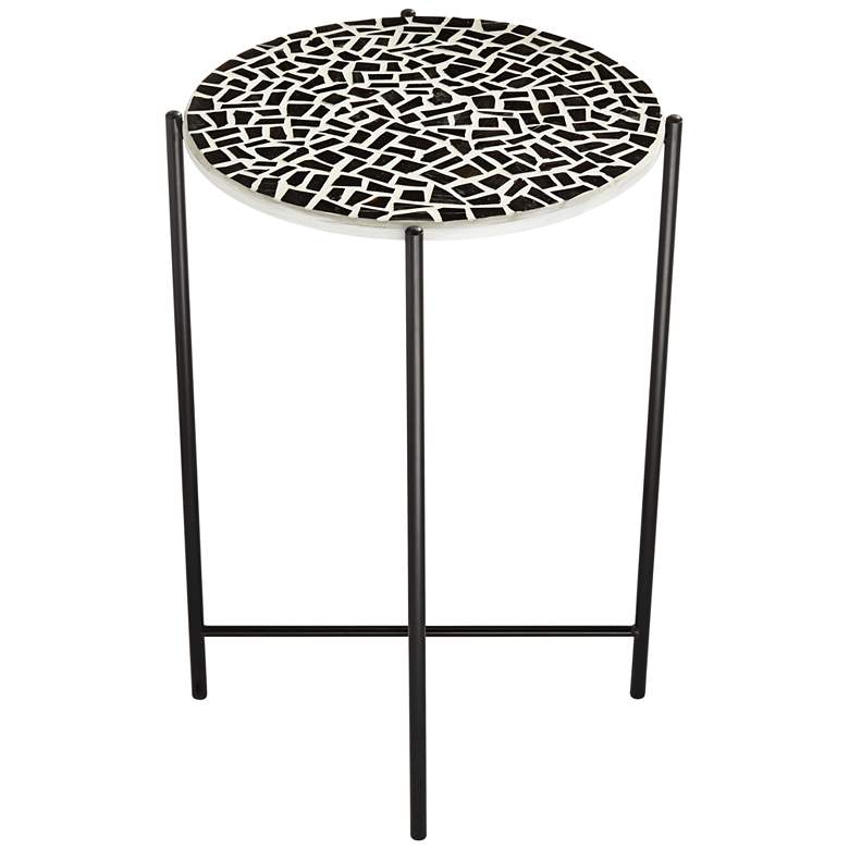 Image 4 Mavos Mosaic Tile Top Round Side Tables Set of 2 more views