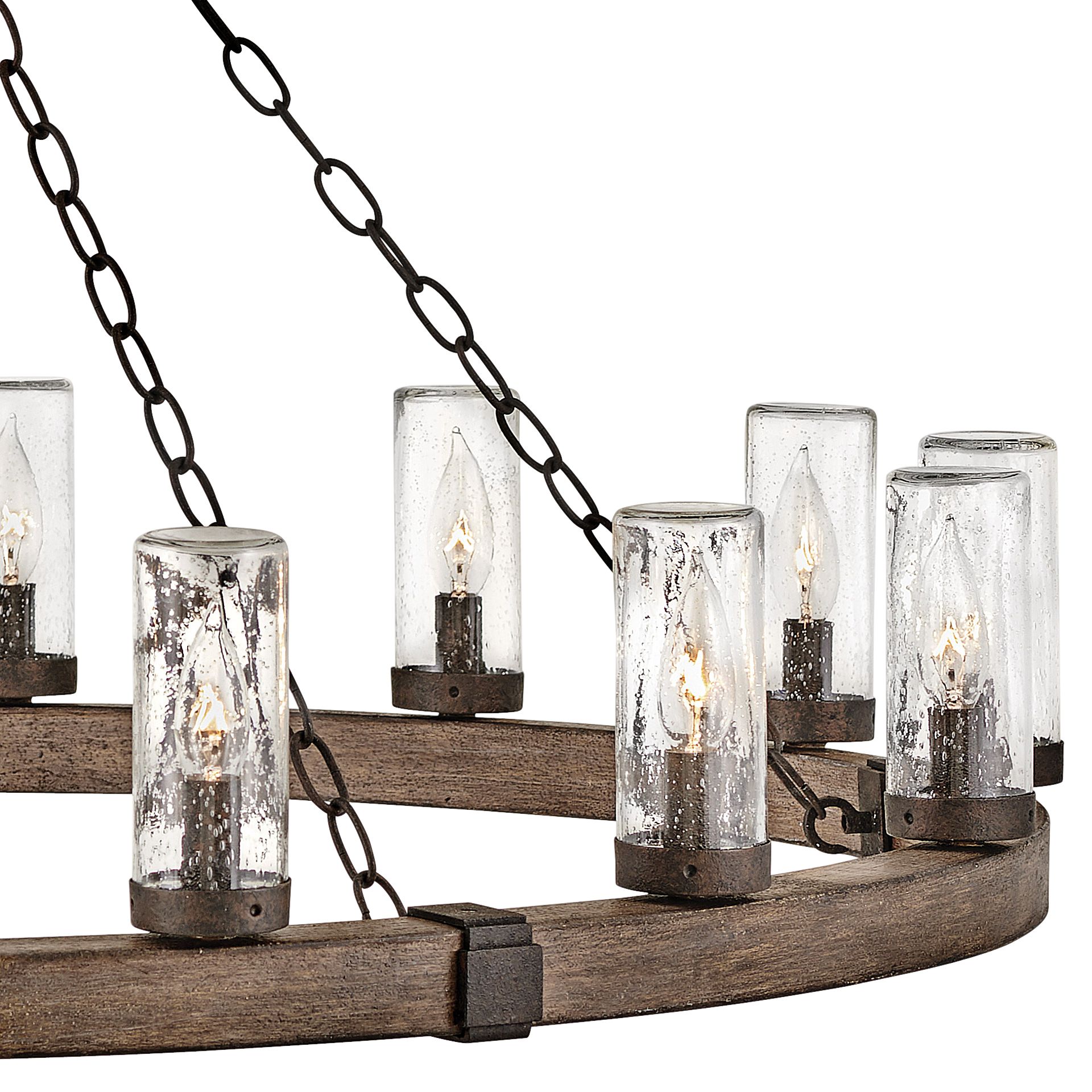 Hinkley Sawyer 46"W Sequoia 15Light Outdoor Ring Chandelier 84D58