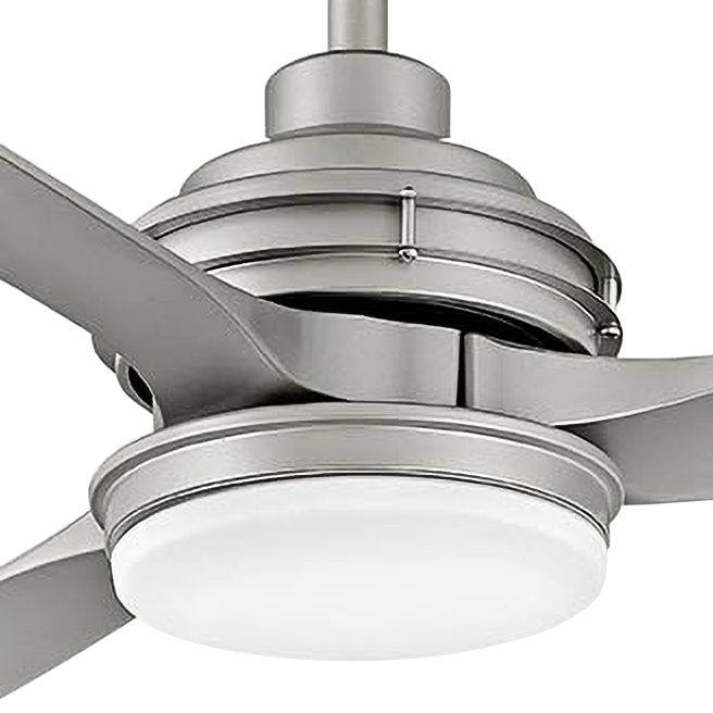 60" Hinkley Artiste Brushed Nickel LED WetRated Ceiling Fan 84J69