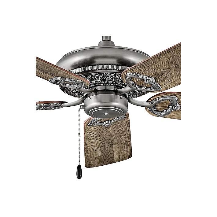 52 Hinkley Lafayette Pewter Ceiling, Pewter Ceiling Fan With Lights