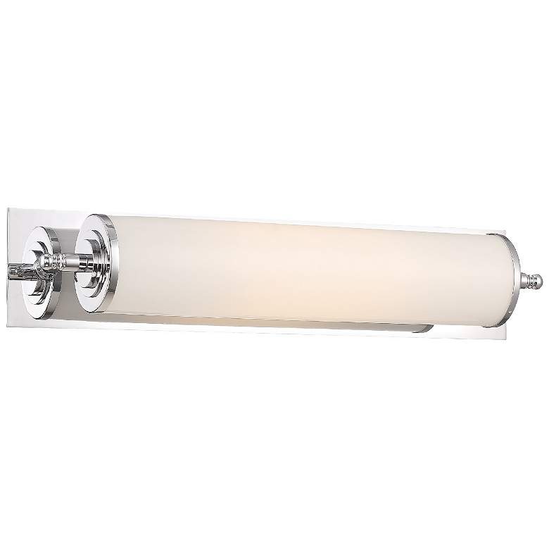 Image 3 Crystorama Foster 24" Wide Chrome LED Wall Light more views
