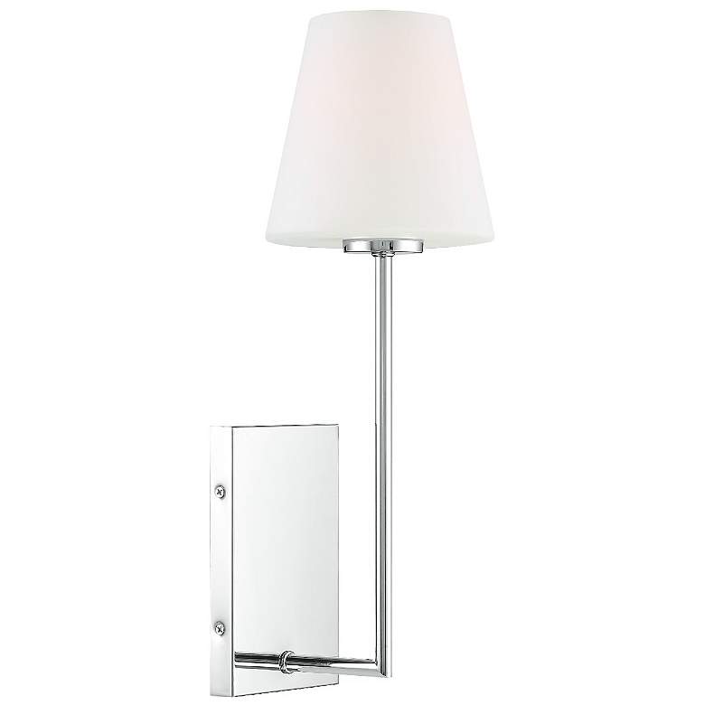 Crystorama Lena 17 1/2&quot; High Chrome Wall Sconce more views