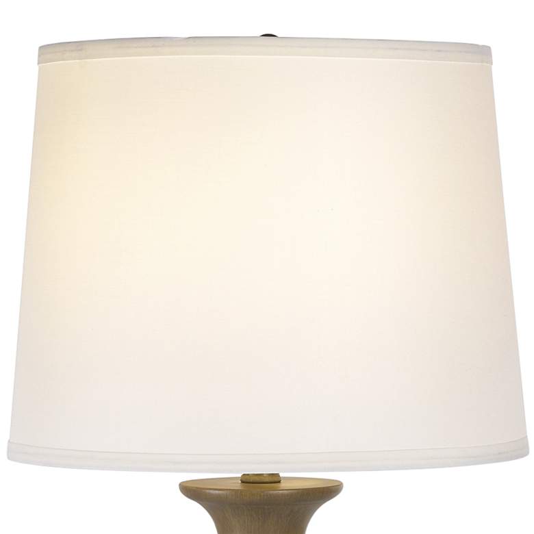 Image 2 Brubaker Papyrus Table Lamps Set of 2 With Built In 3-Prong Outlet more views