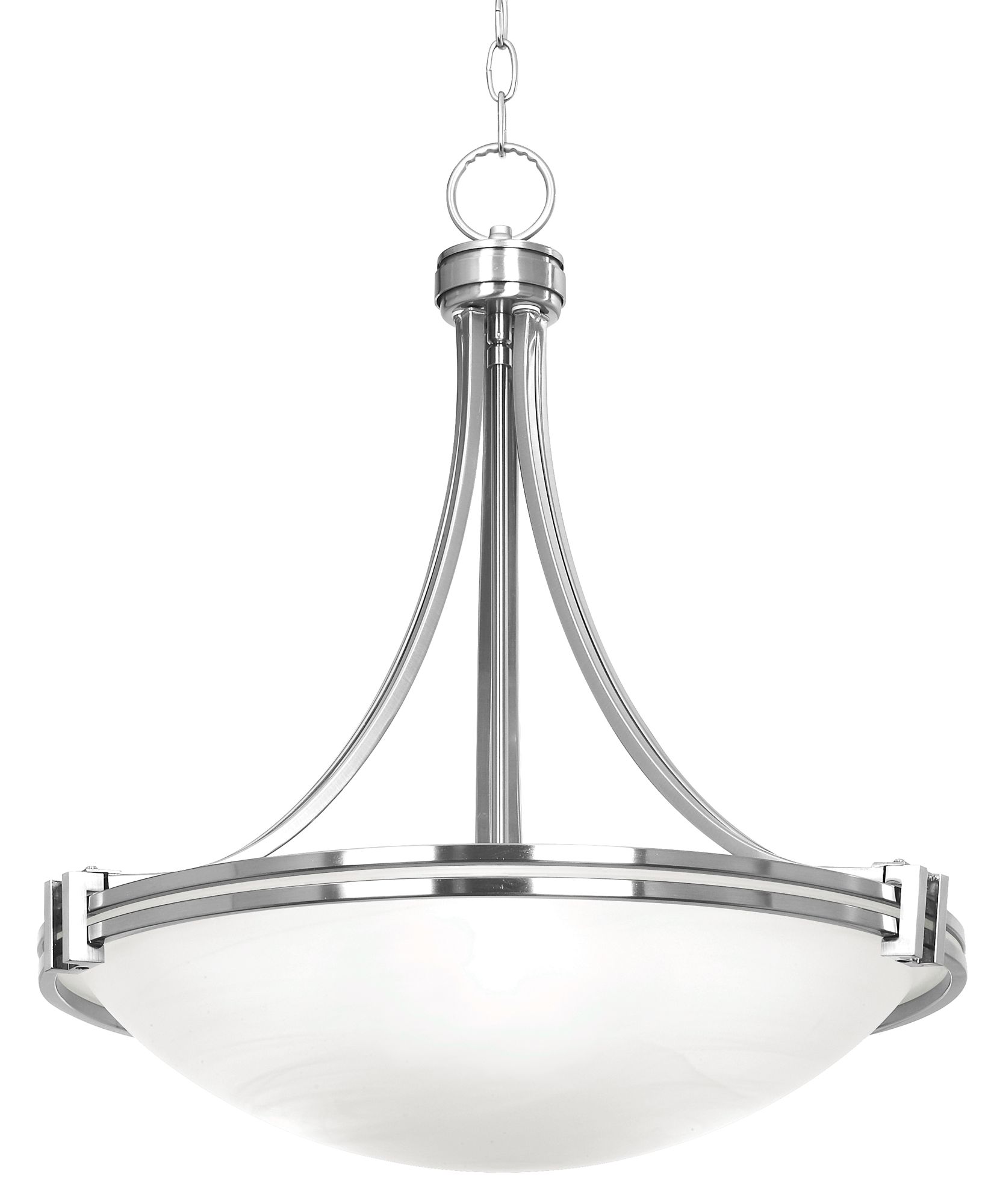 Possini Euro Design Deco Nickel 21 1/2" Wide Pendant Light 85950