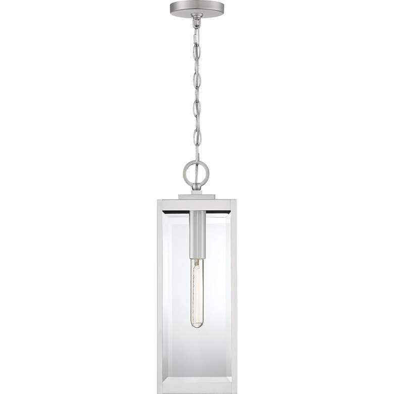 Quoizel Westover 20 3/4&quot; High Silver Outdoor Hanging Light more views