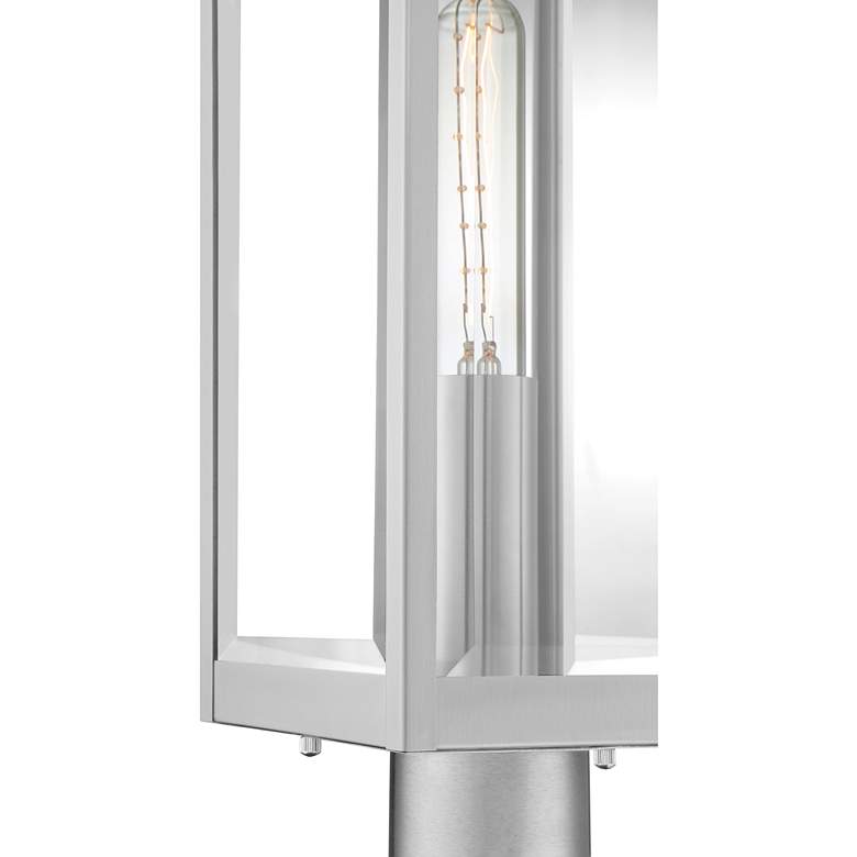 Quoizel Westover 20 1/2&quot; High Silver Outdoor Post Light more views