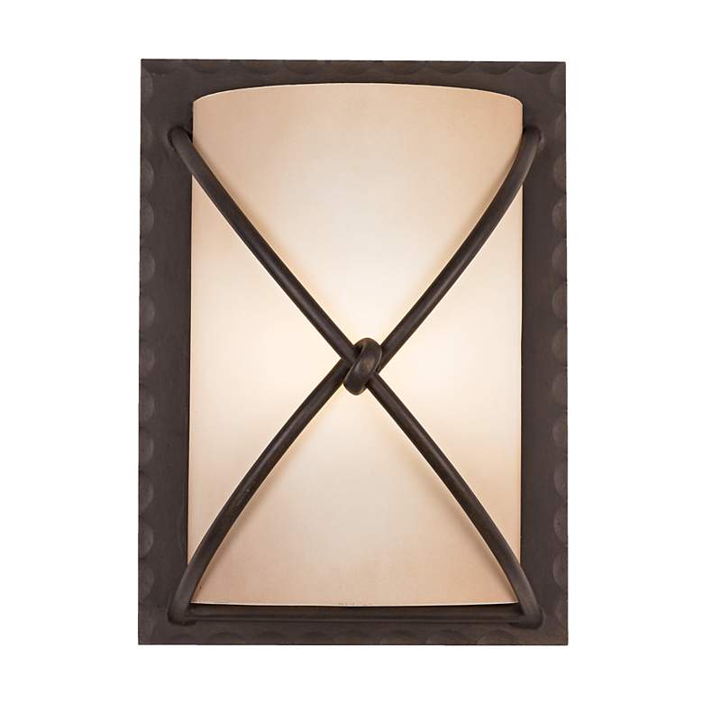 Image 5 Minka Knotted Iron Collection Bronze Wall Sconce more views