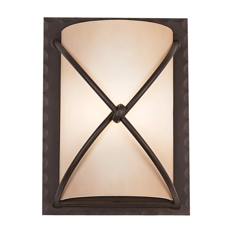 Image 6 Minka Knotted Iron Collection Bronze Wall Sconce more views
