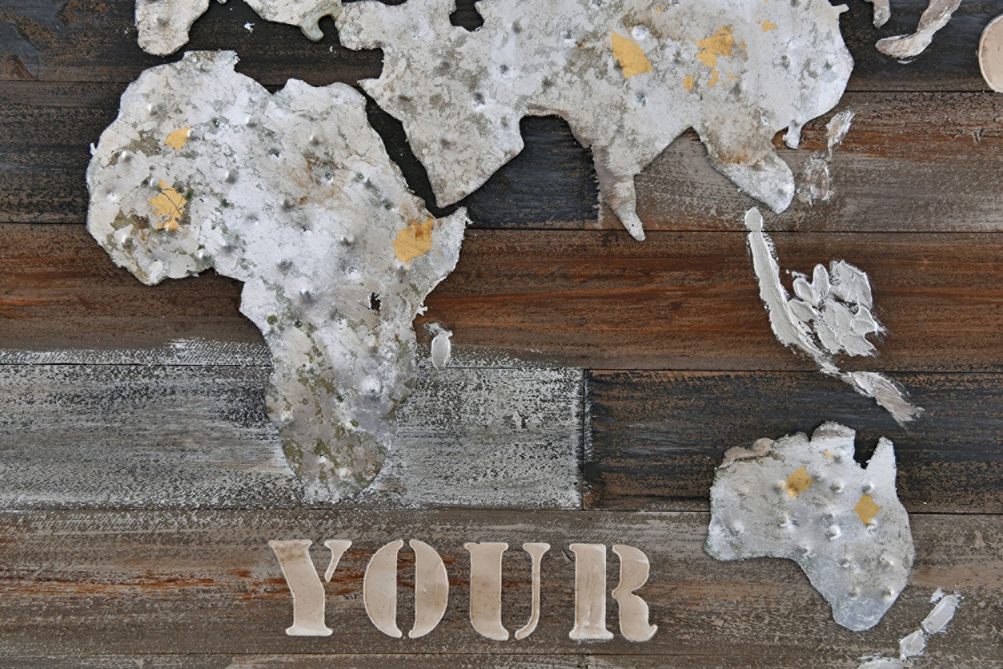 Wanderlust 48" Wide Rustic Wood Rectangular Wall Art 86D33 Lamps Plus