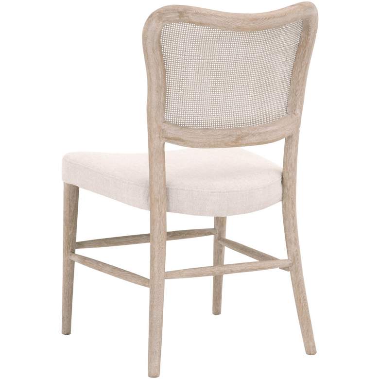 Image 4 Cela Bisque and Natural Gray Dining Chairs Set of 2 more views